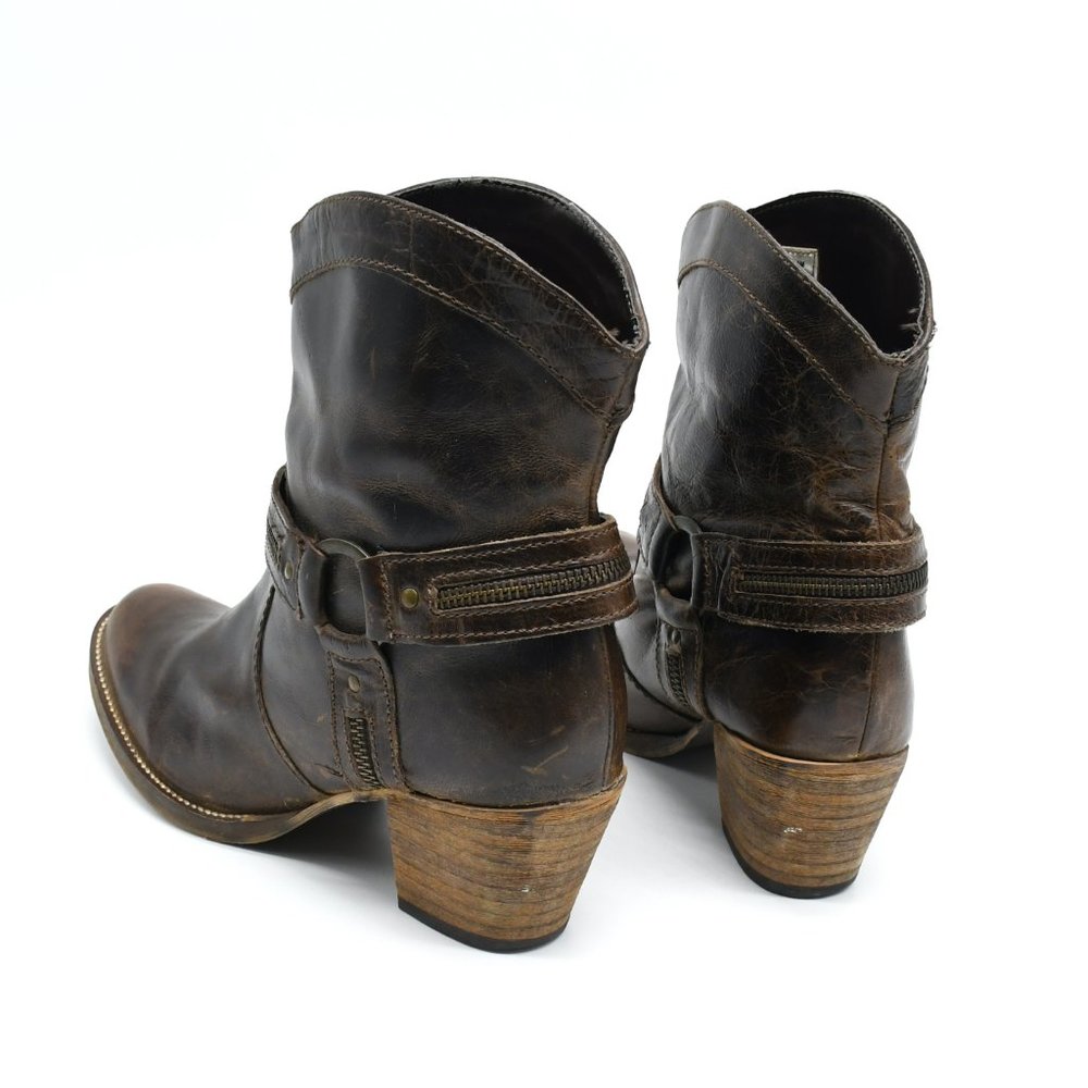 Dingo Metro Bluff Brown Leather Harness Boot 10 - Picture 5 of 7